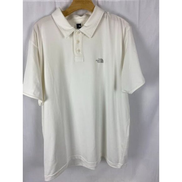 The North Face White Polo Style Short Sleeve Golf Shirt Men's XL. - Picture 1 of 9